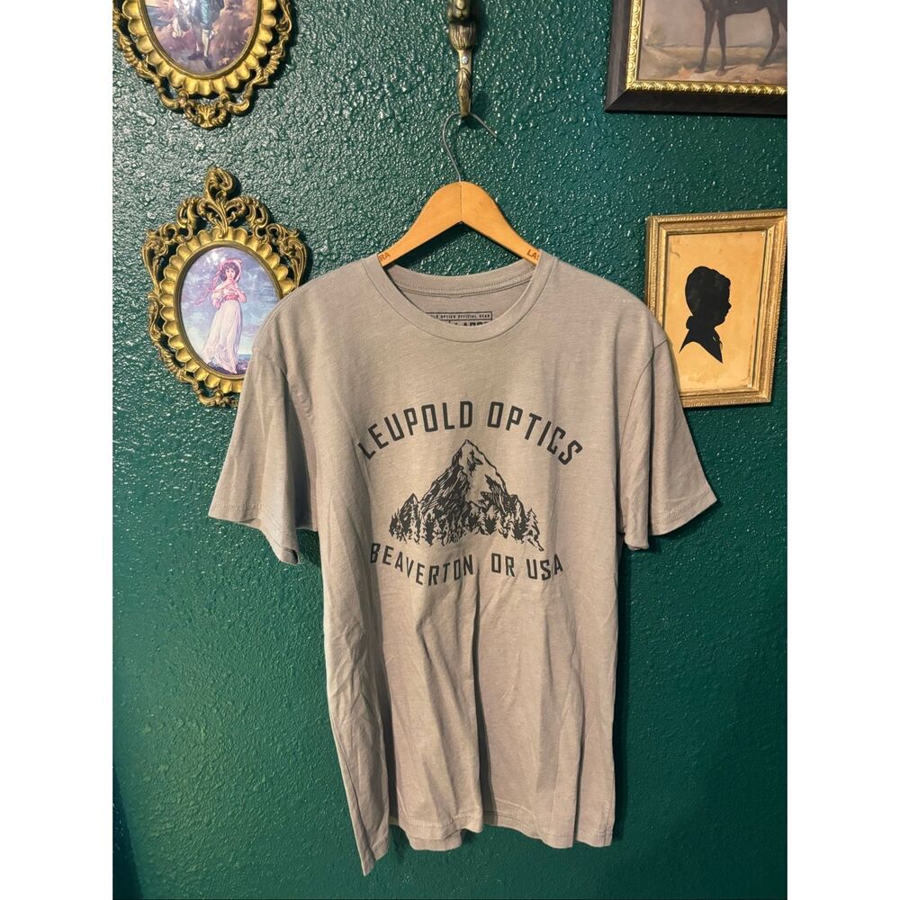 Leupold Shirt Mens Large Green Leupold Optics Official Gear Graphic Tee T-Shirt